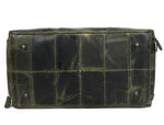 Brooks Upcycled Leather Duffle Bag – Seaweed - Cabrini - Elegance Perfected