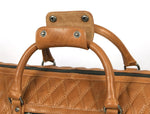 Cabrini 20 - Inch Quilted Leather Duffle Bag – Luxury Weekender & Travel Bag for Men and Women ✨ Storytelling Product Description - Cabrini - Elegance Perfected