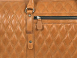 Cabrini 20 - Inch Quilted Leather Duffle Bag – Luxury Weekender & Travel Bag for Men and Women ✨ Storytelling Product Description - Cabrini - Elegance Perfected