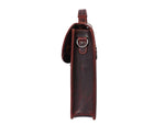 Cabrini Ember Leather Briefcase – Lockable & Padded for Laptops - Cabrini - Elegance Perfected