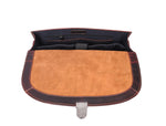 Cabrini Ember Leather Briefcase – Lockable & Padded for Laptops - Cabrini - Elegance Perfected