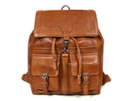 Cabrini Heritage Leather Backpack Vintage Tan- Elegance Perfected