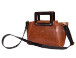 Cabrini Polaris Leather Shopper Bag – Tan Brown - Cabrini - Elegance Perfected
