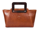 Cabrini Polaris Leather Shopper Bag – Tan Brown - Cabrini - Elegance Perfected