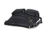 CABRINI Versa – Structured Black Multi - Pocket Shoulder Bag - Cabrini - Elegance Perfected