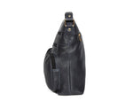 CABRINI Versa – Structured Black Multi - Pocket Shoulder Bag - Cabrini - Elegance Perfected