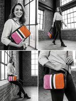 Classic Leather Crossbody Bag - Cabrini - Elegance Perfected
