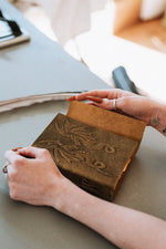 Draco Leather Journal - Brown - Cabrini - Elegance Perfected