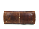 Full Grain Leather Weekender Bag – Penny Brown - Cabrini - Elegance Perfected