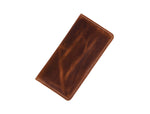 Genuine Leather Long Wallet with Multiple Card Slots & ID Window - Cabrini - Elegance Perfected