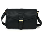 Handcrafted Green Leather Crossbody Bag for Women – Vintage Satchel with Multiple Compartments - Cabrini - Elegance Perfected