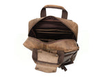 Hunter Brown Vintage Leather Backpack - Cabrini - Elegance Perfected