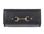 Kilim Style Leather Clutch - Cabrini - Elegance Perfected