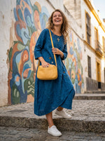 Leather Crossbody Bag | LB - 318 - Cabrini - Elegance Perfected