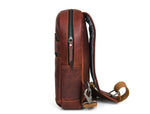 Leather Mini Backpack - Multicolor - Cabrini - Elegance Perfected