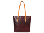 Leather Tote Bag for Women – Spacious Handcrafted Carryall - Cabrini - Elegance Perfected