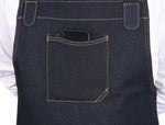 Lemos Canvas Apron – Denim Blue - Cabrini - Elegance Perfected