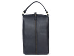 Durable handcrafted leather shoe bag for men and women travelers