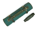 Malaga Canvas Knife Roll – Pine Green | Tool Roll - Up for Chefs - Cabrini - Elegance Perfected