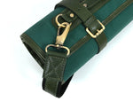 Malaga Canvas Knife Roll – Pine Green | Tool Roll - Up for Chefs - Cabrini - Elegance Perfected