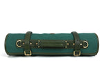 Malaga Canvas Knife Roll – Pine Green | Tool Roll - Up for Chefs - Cabrini - Elegance Perfected