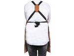 Manresa Leather Apron - Caramel Brown - Cabrini - Elegance Perfected