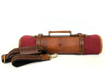 Marchena Canvas Knife Roll – Raspberry | Bold 8 - Slot Wrap - Cabrini - Elegance Perfected