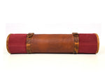 Marchena Canvas Knife Roll – Raspberry | Bold 8 - Slot Wrap - Cabrini - Elegance Perfected