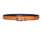Men’s Smooth Leather Belt – Formal Finish in Top Grain Leather - Cabrini - Elegance Perfected