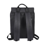 Minimalist Black Leather Backpack for Men – Premium Office & Travel Laptop Bag - Cabrini - Elegance Perfected