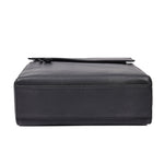 Minimalist Black Leather Backpack for Men – Premium Office & Travel Laptop Bag - Cabrini - Elegance Perfected