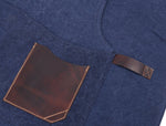 ogue Leather & Canvas Apron – Heavy - Duty Workwear - Cabrini - Elegance Perfected