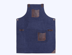 ogue Leather & Canvas Apron – Heavy - Duty Workwear - Cabrini - Elegance Perfected