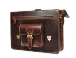 Polaris Leather Executive Messenger Bag - Cabrini - Elegance Perfected