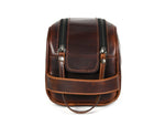 Quilted Leather Toiletry Bag – Brown - Cabrini - Elegance Perfected