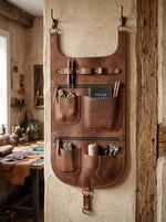 Seattle Leather Organizer - Brown - Cabrini - Elegance Perfected