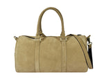 Suede Leather Duffle Bag – Premium Weekender Travel Bag for Men & Women | 18 Inch - Cabrini - Elegance Perfected