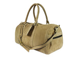Suede Leather Duffle Bag – Premium Weekender Travel Bag for Men & Women | 18 Inch - Cabrini - Elegance Perfected