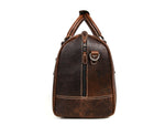 Taranto Leather Weekender Bag - Cedar - Cabrini - Elegance Perfected