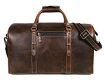 Taranto Leather Weekender Bag Cedar - Cabrini - Elegance Perfected