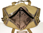 The Rugged Heritage Canvas & Leather Duffle – Built for Adventures, Styled for Life - Cabrini - Elegance Perfected