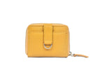The Sunshine Compact Leather Coin Wallet - Cabrini - Elegance Perfected