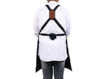 Turin Waxed Canvas Apron – Porpoise Grey - Cabrini - Elegance Perfected