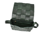 Woven Leather Crossbody Bag – Top Grain, Lightweight & Stylish - Cabrini - Elegance Perfected