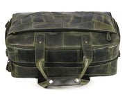 Brooks Upcycled Leather Duffle Bag – Seaweed