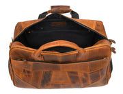 Brooks Upcycled Leather Duffle Bag – Caramel