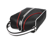 Black Leather Shoe Case – Travel Essential