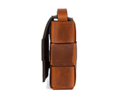 Chic Woven Crossbody Bag – Handwoven Top Grain Leather