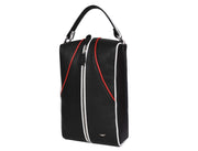 Black Leather Shoe Case – Travel Essential