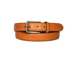 Men’s Smooth Leather Belt – Formal Finish in Top Grain Leather